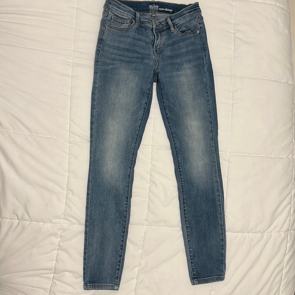 New York & Company Soho Jeans Super Skinny Light Wash Size 2